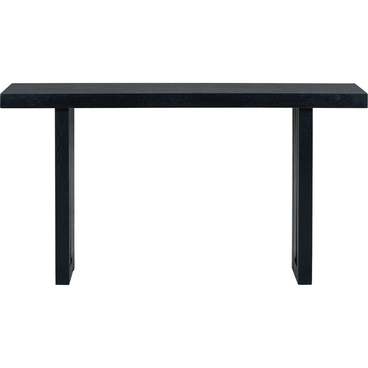 Uniquely Designed Oak Veneer Console Table with Distinctive Side Shapes, Suitable for Entryway, Hallway, Living Room, Foyer, Corridor