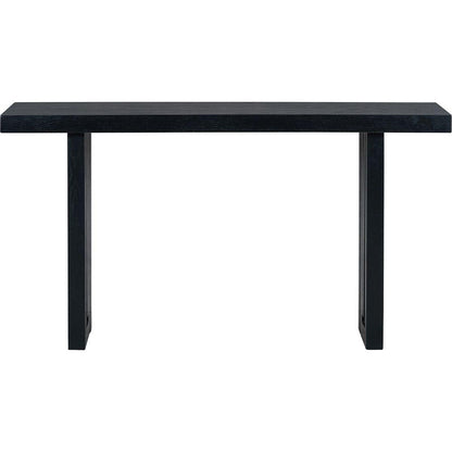 Uniquely Designed Oak Veneer Console Table with Distinctive Side Shapes, Suitable for Entryway, Hallway, Living Room, Foyer, Corridor