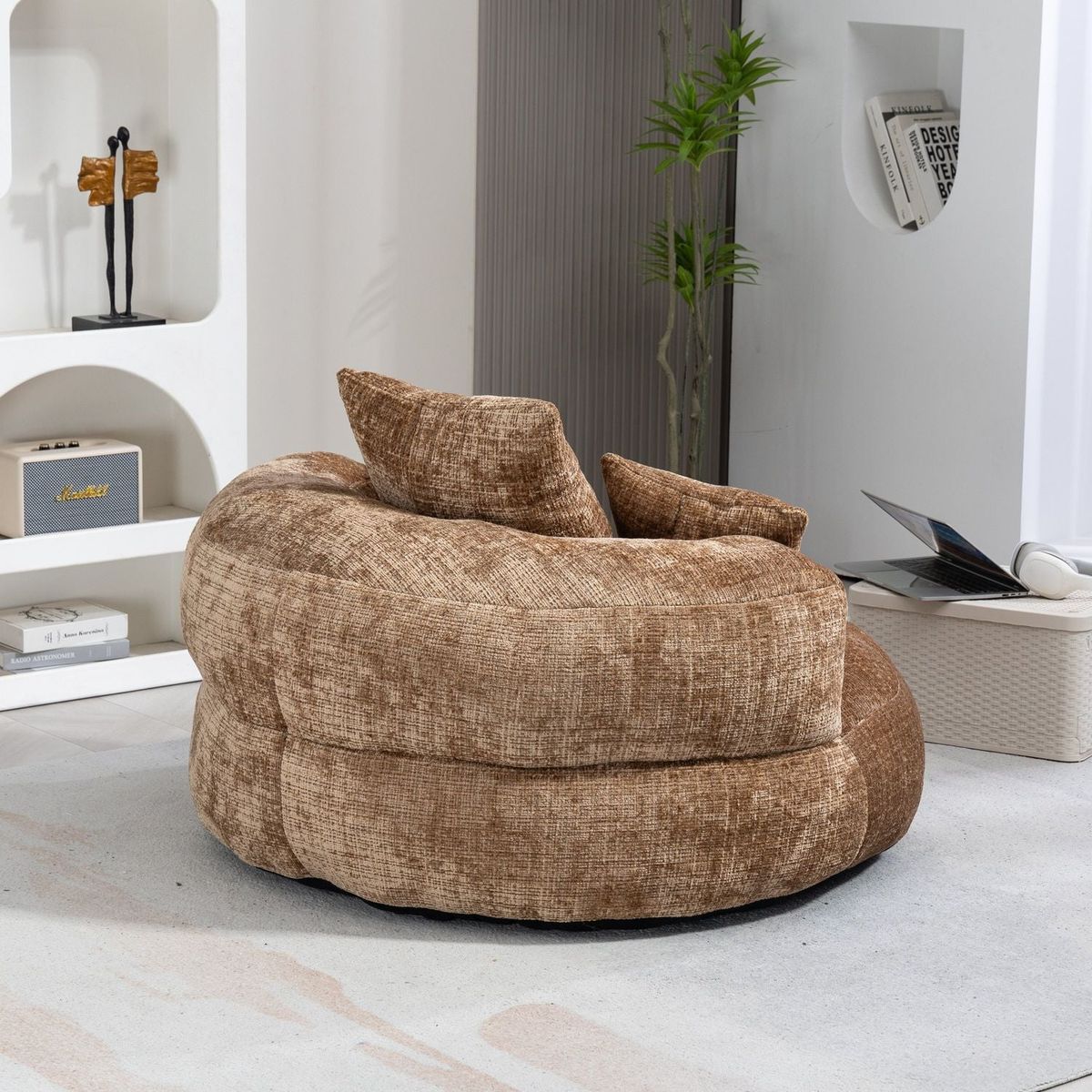 Bean Bag Chair Lazy Sofa Durable Comfort Lounger High Back Bean Bag Chair Couch for Adults and Kids, Indoor & Outdoor