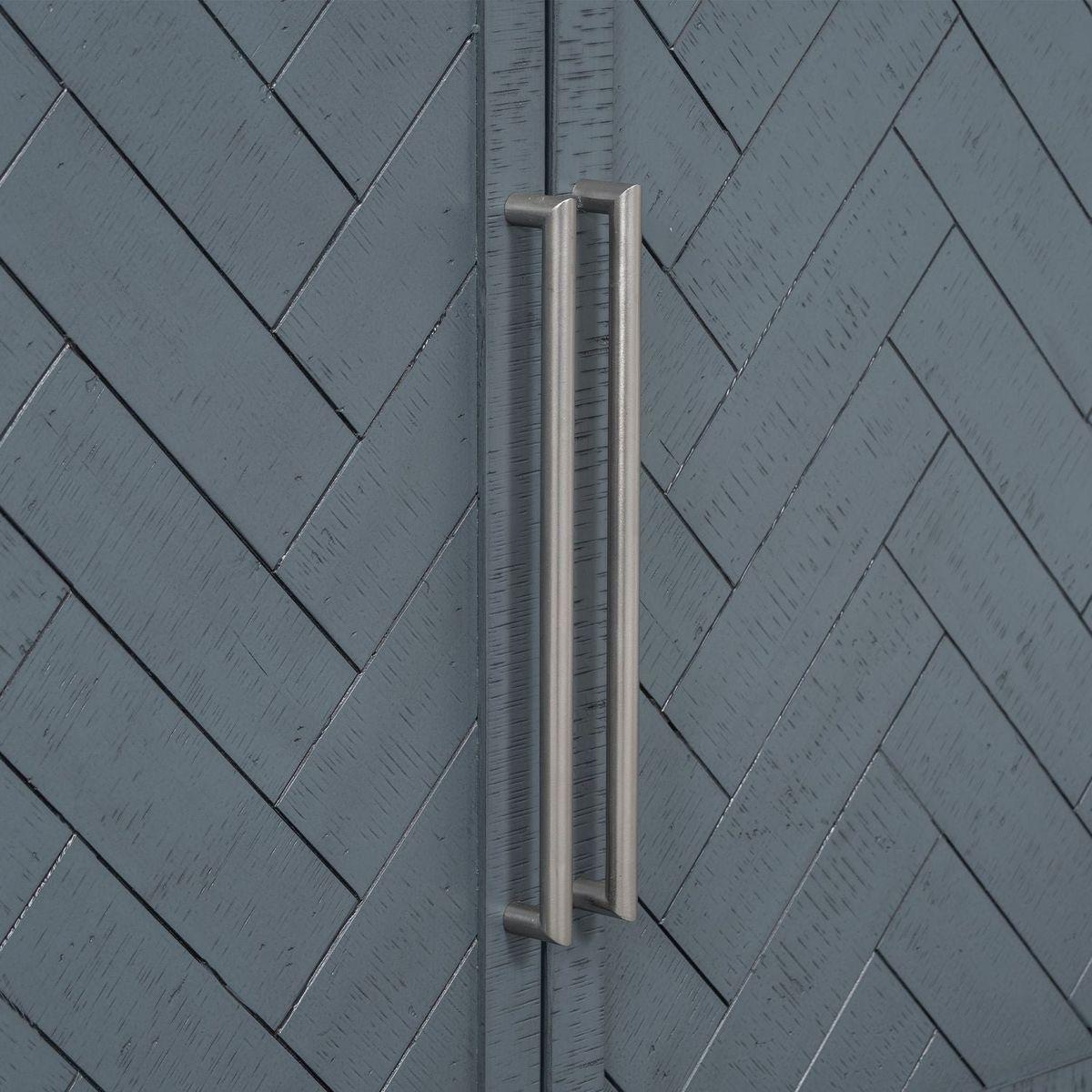 Designed Storage Cabinet Sideboard with MDF+Pine veneer, Adjustable Shelves, Suitable for Living Rooms, Entrance and Study Rooms.