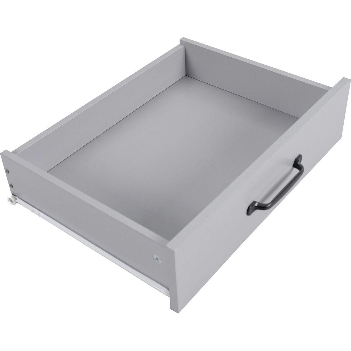 Kitchen Island with Trash Can Storage Cabinet, Kitchen Cart with Drop Leaf, Spice Rack, Towel Rack and Drawer, Rolling Kitchen Island on Wheels with Adjustable Shelf, Grey