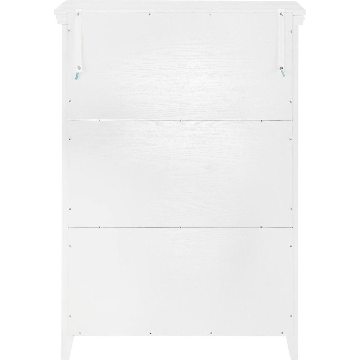 Modern 6 Drawers Dresser 6 Drawers Cabinet,Chest of Drawers Closet Organizers and Storage Clothes Storage Drawers Cabinet for Living Room, Farmhouse Dresser Organizer white