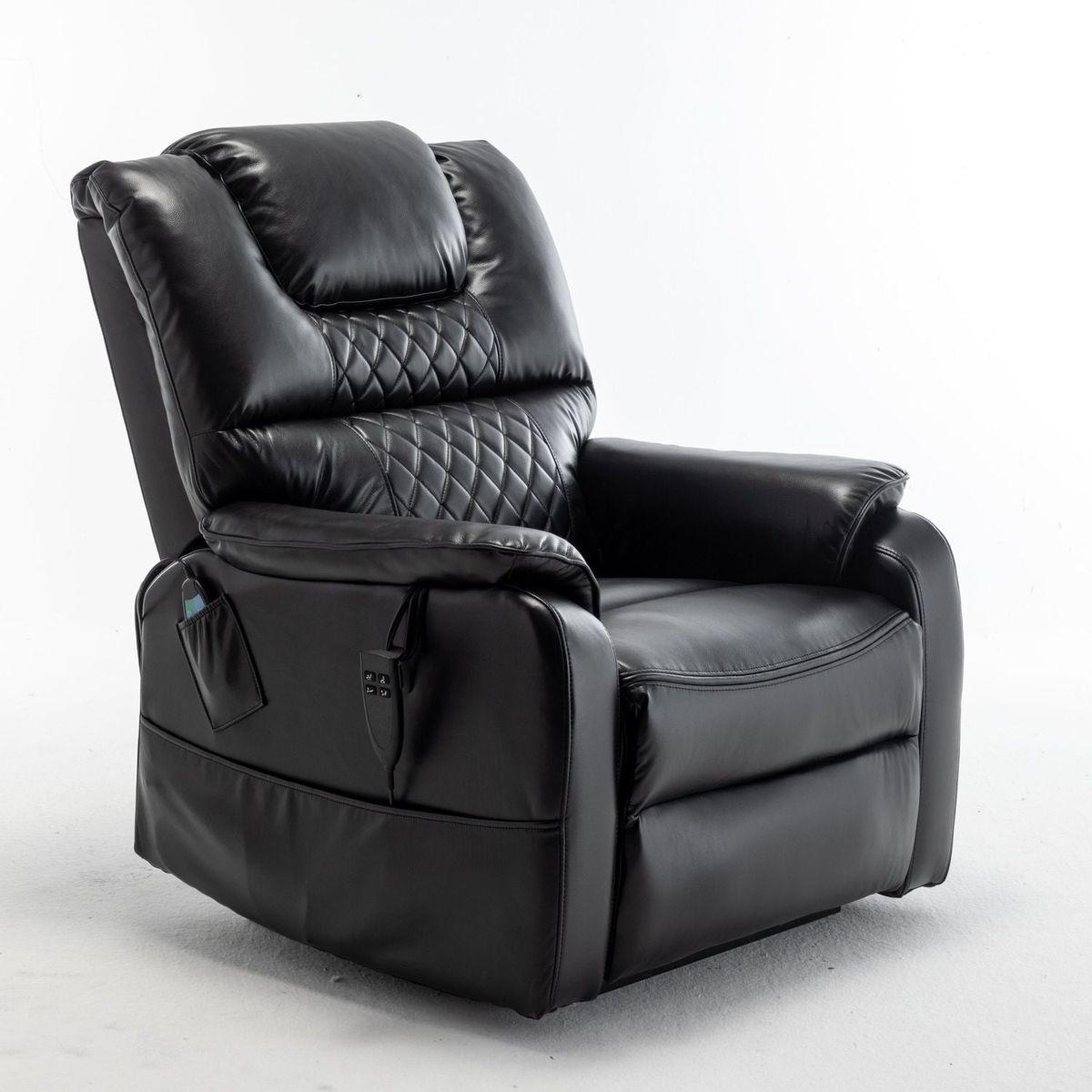 Lounge chair lift chair relax sofa chair sitting room furniture sitting room power supply elderly electric lounge chair (180 degree lying flat)