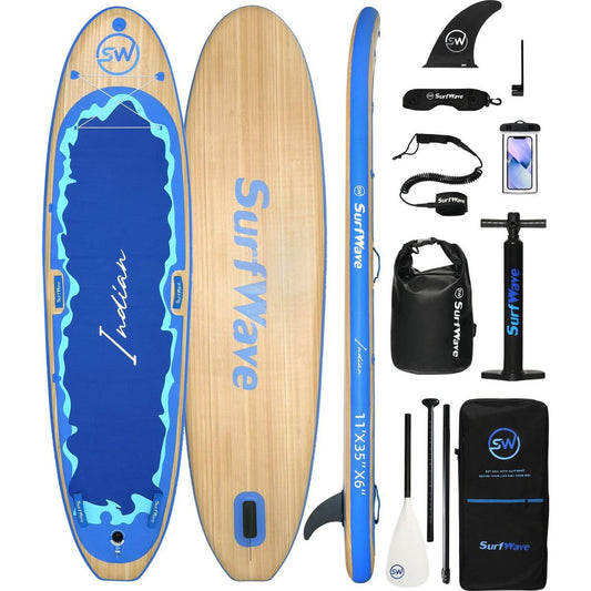 Inflatable Stand Up Paddle Board 11'x34"x6" With Accessories