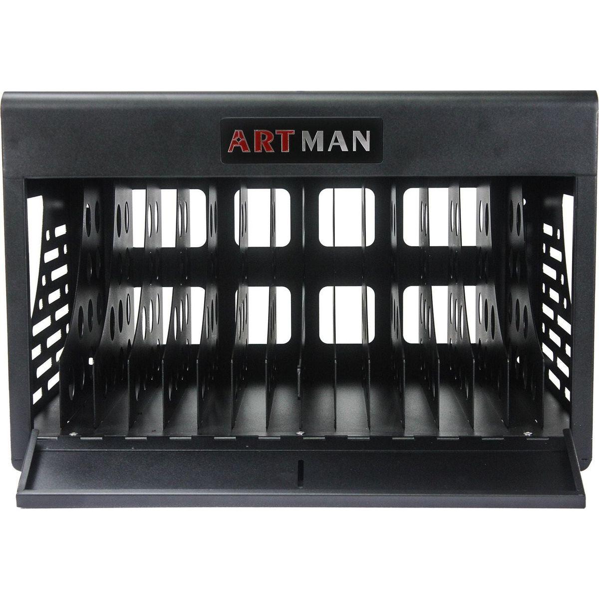 16 Bay Charging Cabinet for Laptop,Chromebook, Locking Charging Station-BLACK