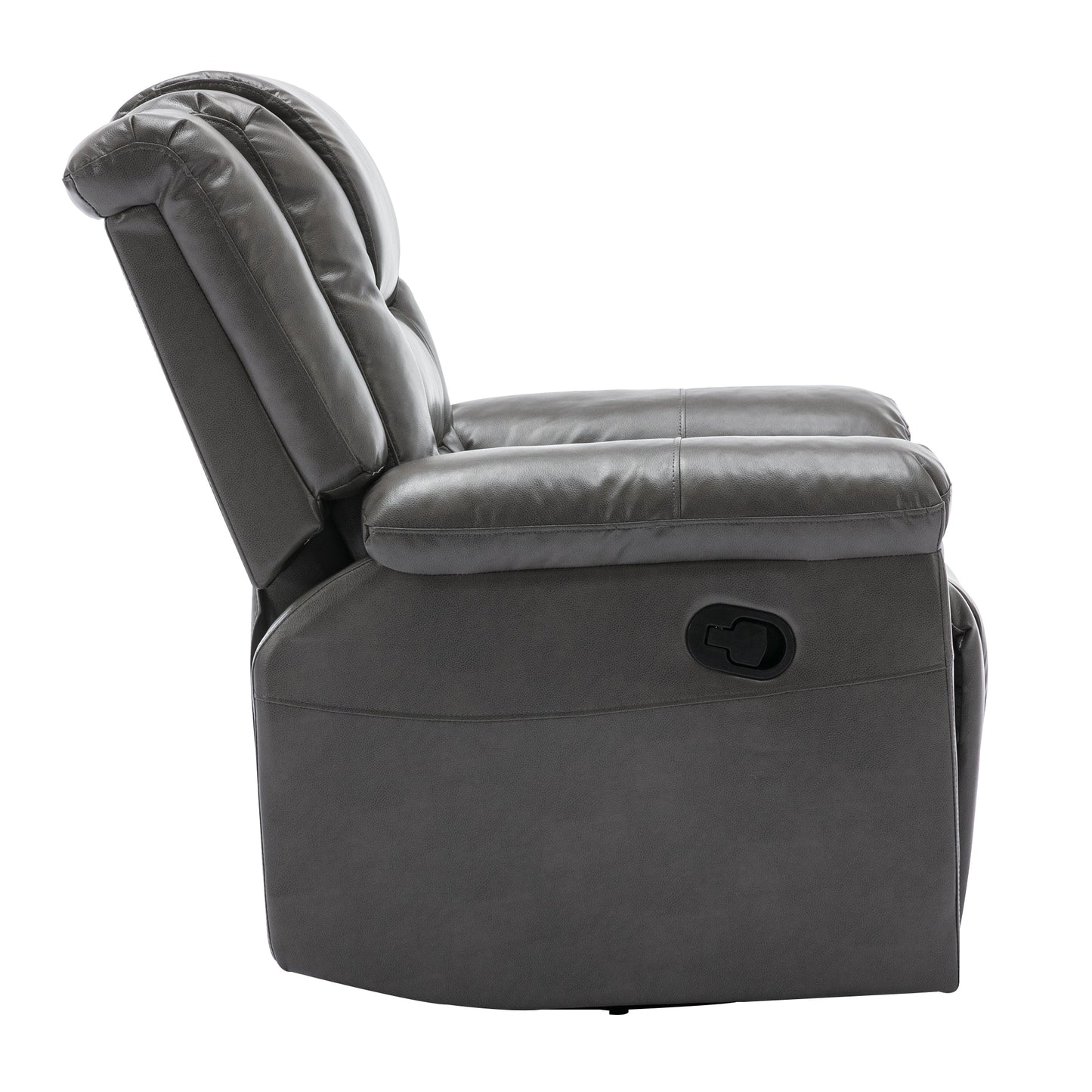 360Swivel and Rocking Home Theater Recliner Manual Recliner Chair with Wide Armrest for Living Room,Bedroom, Grey