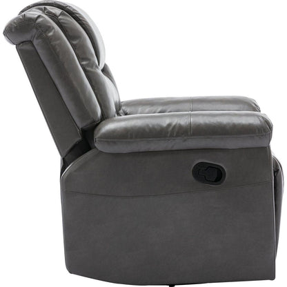 360Swivel and Rocking Home Theater Recliner Manual Recliner Chair with Wide Armrest for Living Room,Bedroom, Grey