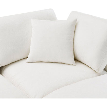 130x65" Modern Modular Cloud Sofa Bed, 6 Seat Chenille Sectional Couch Set with Ottoman,Free Combination,Convertible U Shaped Sleeper Sofa for Living Room, Apartment, 3 Colors