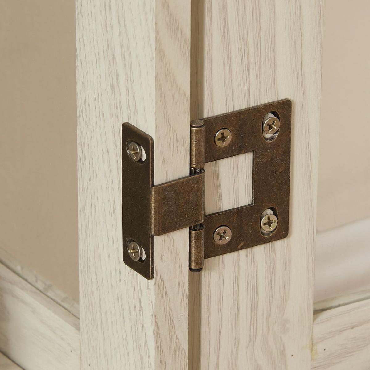 2 Doors Curio Cabinet with Tempered Glass Doors, Curio Cabinets with Mirrored Back Panel and Adjustable Shelves, Lighted Display Cabinet for Home, Office Light Bulb Included White