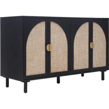 4 Door Cabinet, Suitable for Bedroom, Living Room, Study