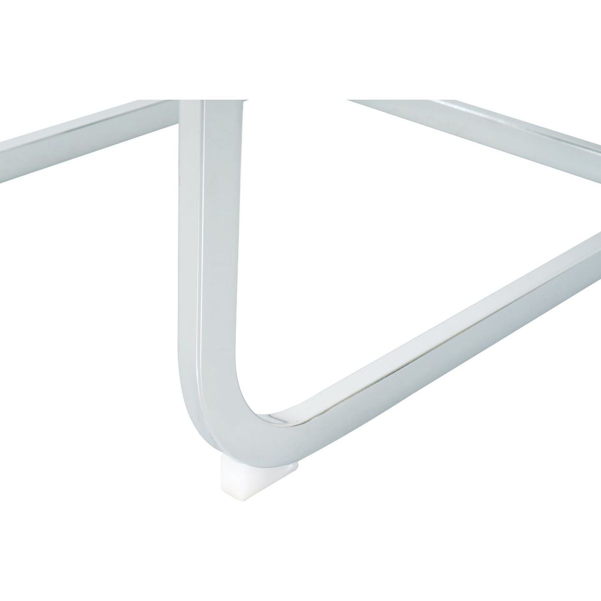 Modern PU dining chair living room chair upholstered chair, electroplated metal legs design, kitchen, living room, bedroom, dining room side chair (Set of 2)