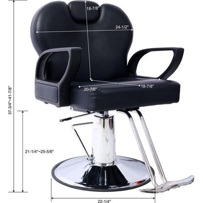 Artist hand Hair Stylist All Purpose Barber Chair for Barbershop Salon Chair,Heavy Duty Hydraulic Barber Chair Spa Furniture Shampoo Reclining Extra Wider Seat Beauty Hair Salon Equipment