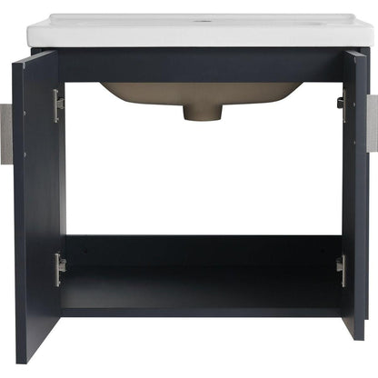 24 Inch Bathroom Vanity with Sink, For Small Bathroom, Bathroom Vanity with Soft Close Door