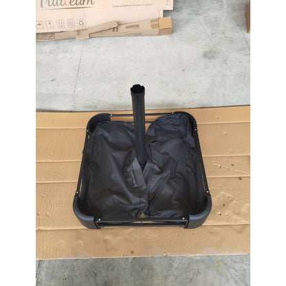 15x9ft Large Double-Sided Rectangular Outdoor Twin Patio Market Umbrella with light and base- blue