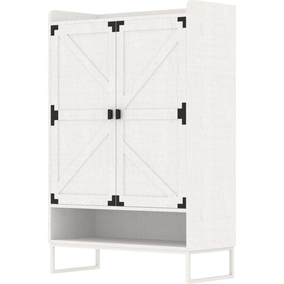 Shoe Cabinet with Doors, 6-Tier Shoe Storage Cabinet with Adjustable Shelves, Wooden Shoes Rack Shoe Storage Organizer for Entryway, Hallway, Closet, Living Room