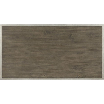 Padena 3-Piece Metal Frame Wood Living Room Coffee Table and 2 Chairside Tables Set