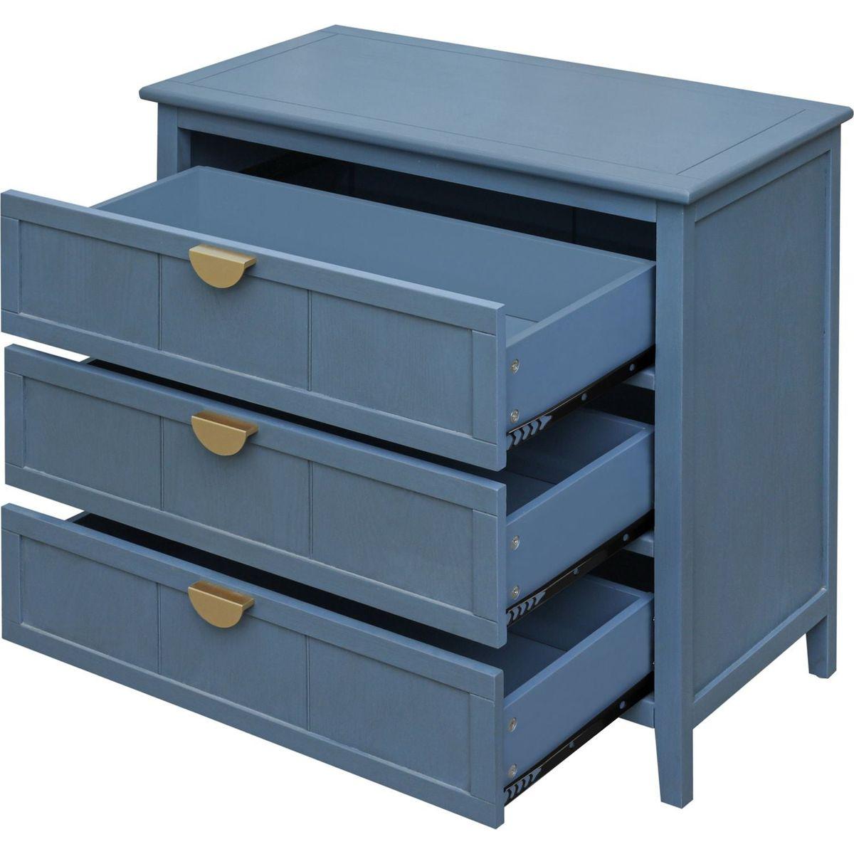 3 Drawer Cabinet, American Furniture,Suitable for bedroom, living room, study