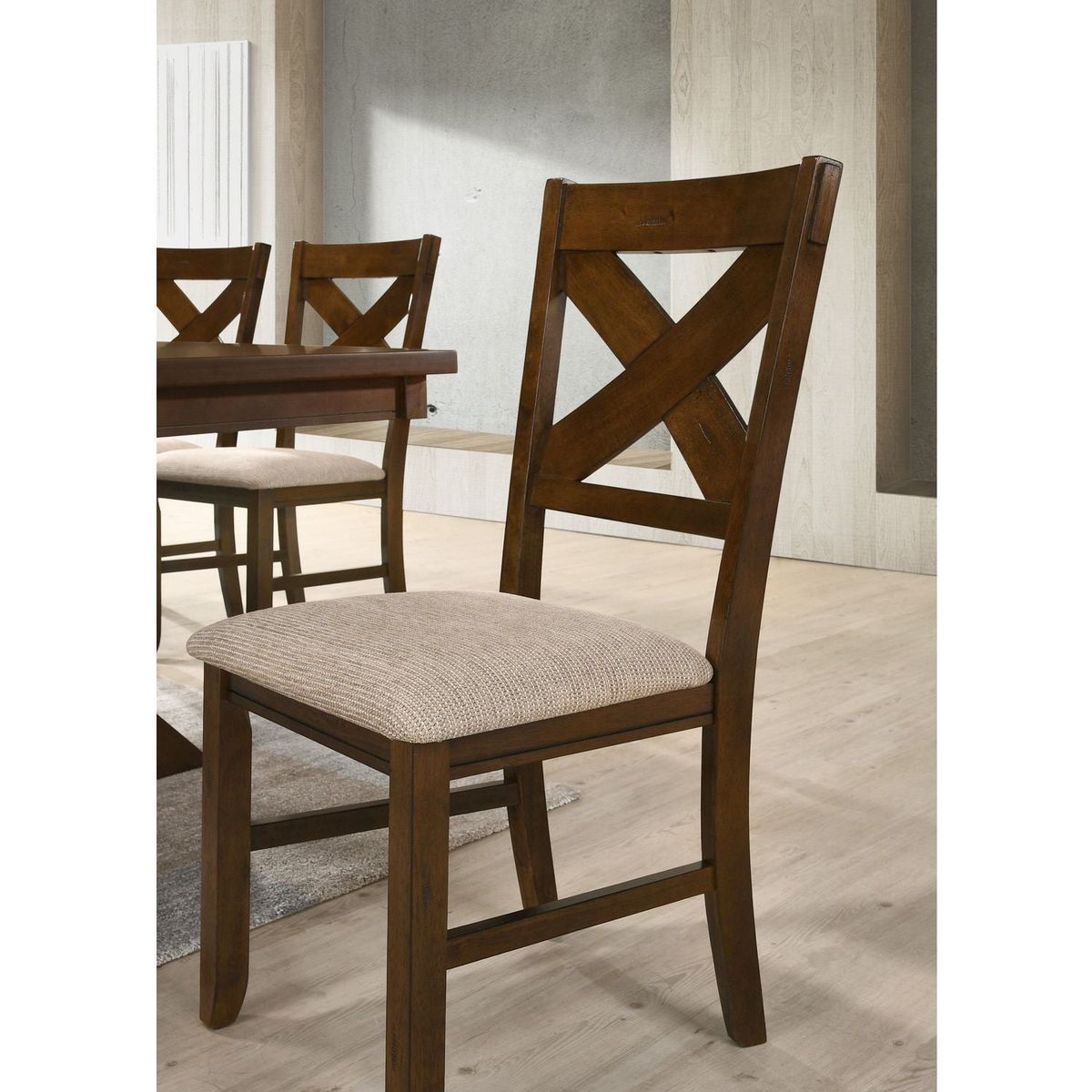 Karven Solid Wood Dining Chairs, Set of 2