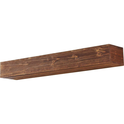 72" Rustic Wood Fireplace Mantel,Wall-Mounted & Floating Shelf for Home Decor