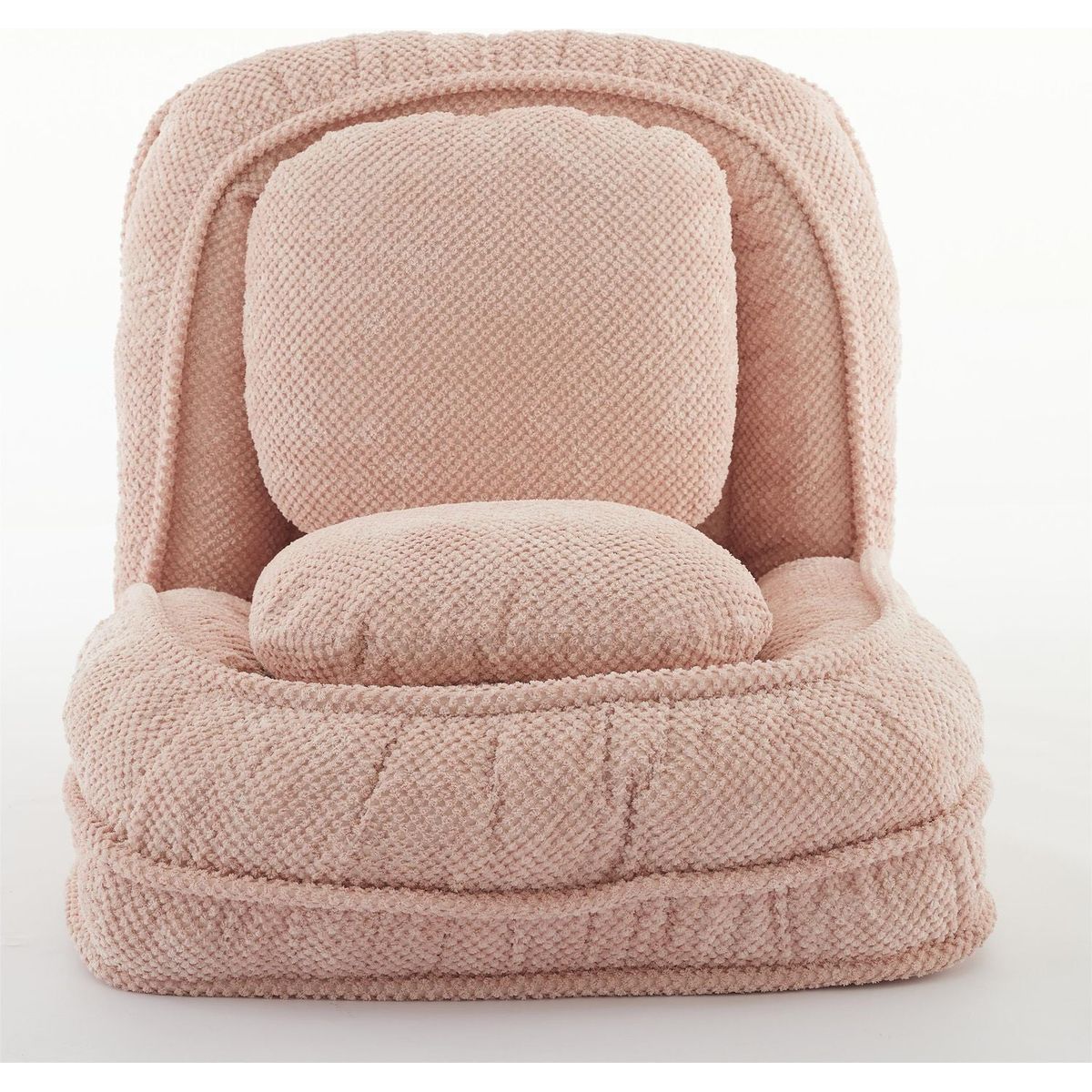 Human Dog Bed, Lazy Sofa Couch, 5 Adjustable Position,sit,sleep,fold,suit to put in bedroom, living room, Space Saving Design, Pink
