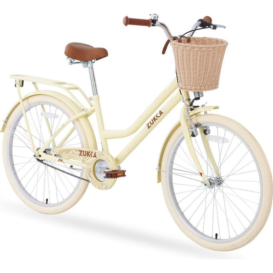 Steel Frame,Multiple Colors, for 10+Years Old Girls Bike,24 inch wheel