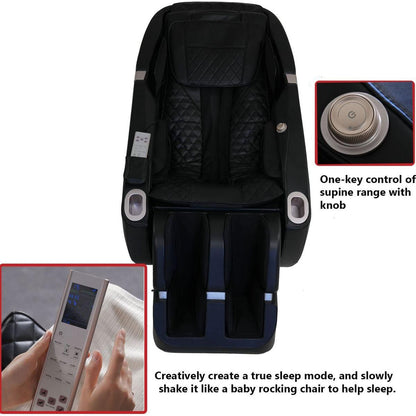 SL type pulley guide -durable leather-2D motor-massage manipulator-Space Saver Design- Track Sliding Zero Gravity Multifunction Massage Chair