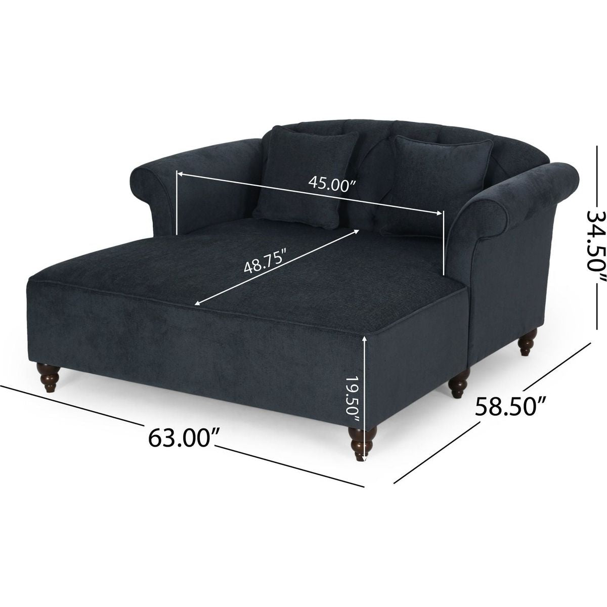 LOVESEAT CHAISE LOUNGE