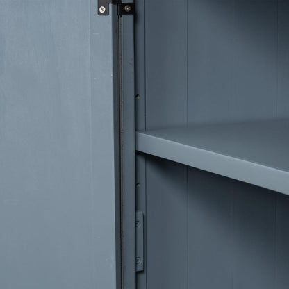 Designed Storage Cabinet Sideboard with MDF+Pine veneer, Adjustable Shelves, Suitable for Living Rooms, Entrance and Study Rooms.