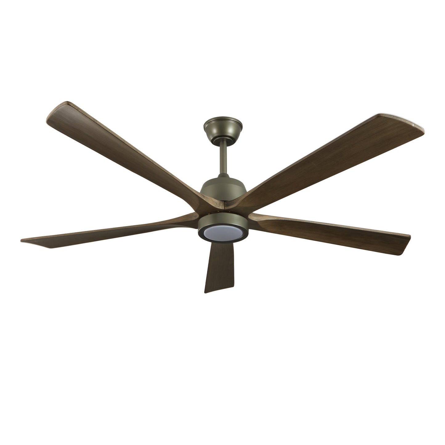 60" Modern Wood Ceiling Fan with Light and Remote Control,6-Speed Noiseless Reversible DC Motor, Ceiling Fan for Kitchen Dining Living Room