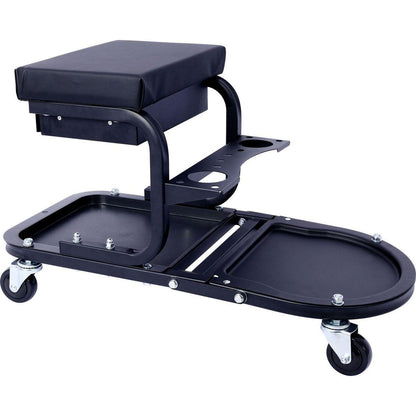 Ultimate Rolling Detailing & Utility Cart, (For Cars, Trucks, SUVs, RVs, Home, Garden, Garage & More) 15' 1/2" x 8' 3/4" x 18' 1/2" - Black