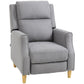 Manual Recliner Chair with Footrest, Contemporary for Living Room