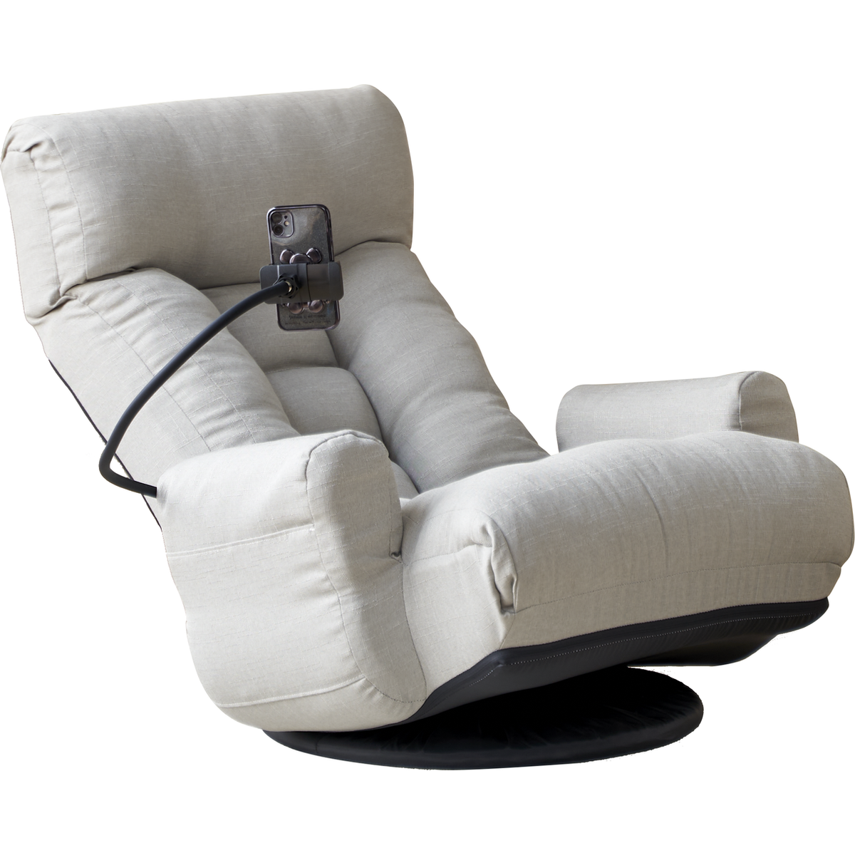 Adjustable head and waist, game chair, lounge chair in the living room, 360 degree rotatable sofa chair,Rotatable seat Leisure Chair deck chair
