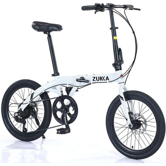 20" Folding Bike Aluminium Alloy Frame 8 Speed City Bike