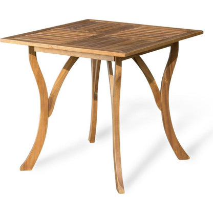 HERMOSA 5 PIECE WOOD DINING SET WITH CUSHIONS