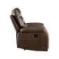 Aashi Recliner (Power Motion), Brown Leather-Gel Match