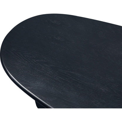 51" Tapered Tabletop Coffee Table (BLACK)