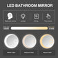 24 Inch Switch-Held Memory LED Mirror, Wall-Mounted Vanity Mirrors, Bathroom Anti-Fog Mirror, Dimmable Bathroom Mirror