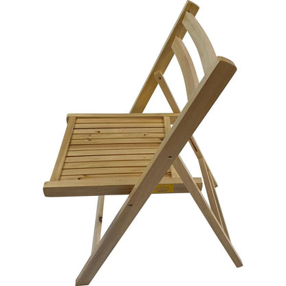 Furniture Slatted Wood Folding Special Event Chair - Wood, Set of 4, FOLDING CHAIR, FOLDABLE STYLE