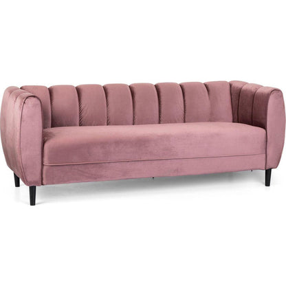 Miranda Velvet 3-Seater Sofa