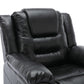 360Swivel and Rocking Home Theater Recliner Manual Recliner Chair with Wide Armrest for Living Room,Bedroom, Black