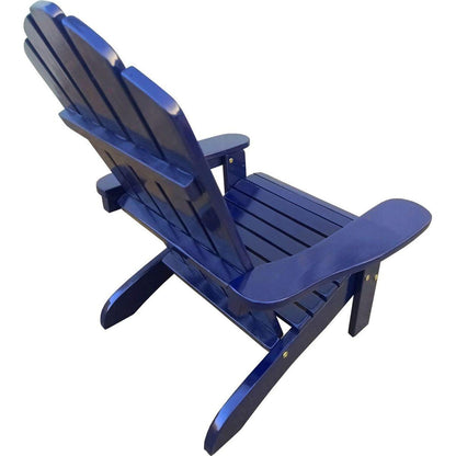 Outdoor or indoor Wood children Adirondack chair,blue