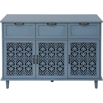3 Door 3 Drawer Cabinet, American Furniture, Suitable for Bedroom, Living Room, Study - Streamdale Furniture