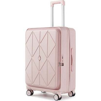 Luggage Sets 3 Piece(20/24/28), Expandable Carry On Luggage with TSA Lock Airline Approved, 100% PC Hard Shell and Lightweight Suitcase with Front Pocket and Spinner Wheels