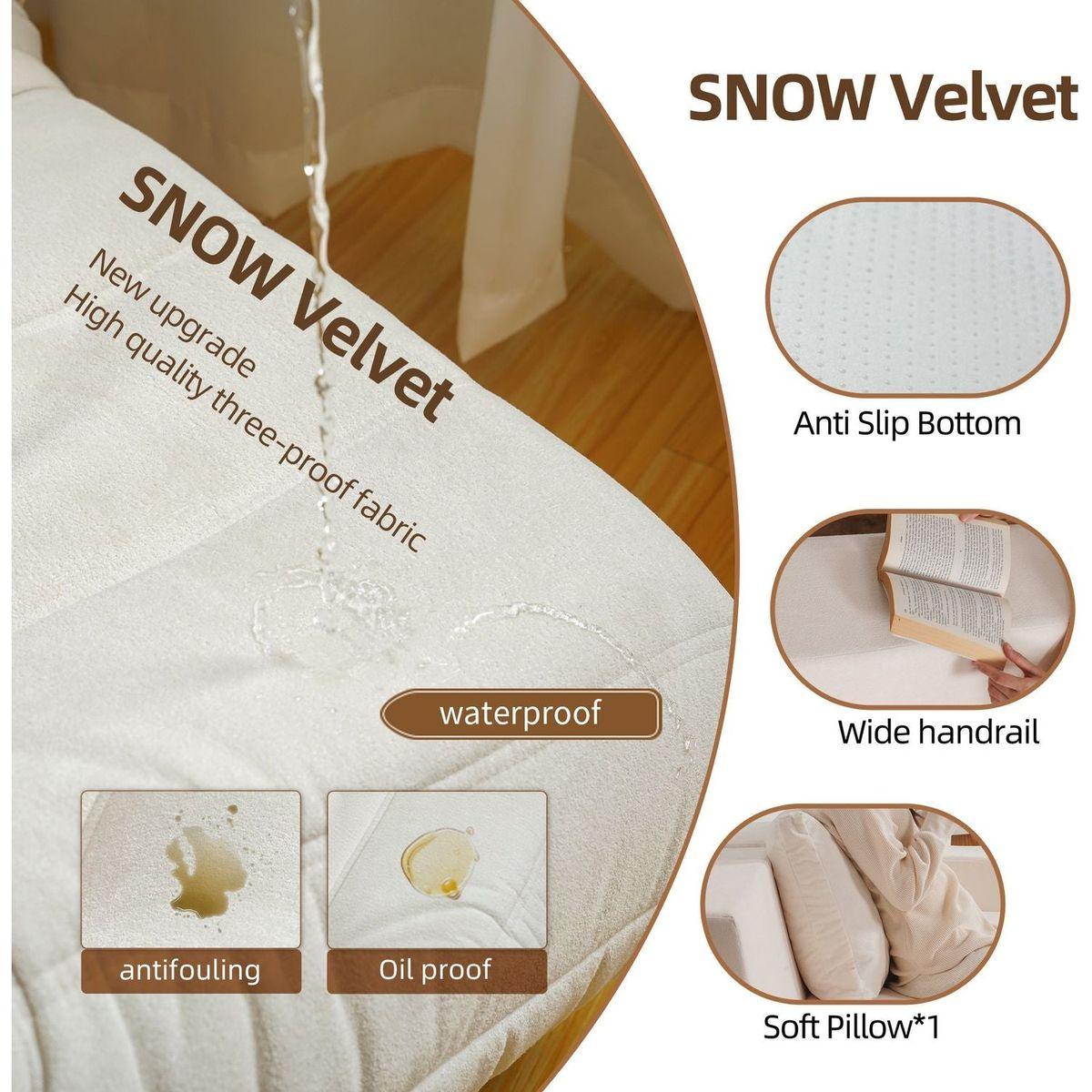 No Installation Bean Bag Chair Big Beanbag Chair for Adults Bean Bag Lounger Foam Chair for Home, Apartment, Living room or Gaming Venue Sofa in a box