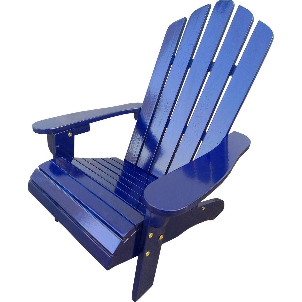 Outdoor or indoor Wood children Adirondack chair,blue