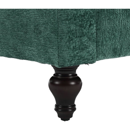 Modern chenille Fabric Loveseat, 2-Seat Upholstered Loveseat Sofa Modern Couch