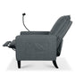 Recliner Chairs for Adults, Adjustable Recliner Sofa with Mobile Phone Holder & Cup Holder, Modern Reclining Chairs Fabric Push Back Recliner Chairs for Living Room, Bedroom, Gray