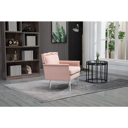 Accent Chair, Living Room Chair / leisure single sofa with acrylic feet