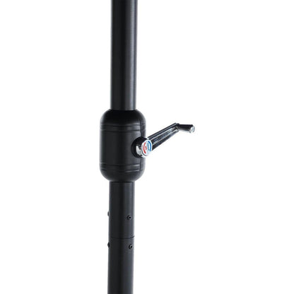 14.8 Ft Double Sided Outdoor Umbrella Rectangular Large with Crank (Navy blue)