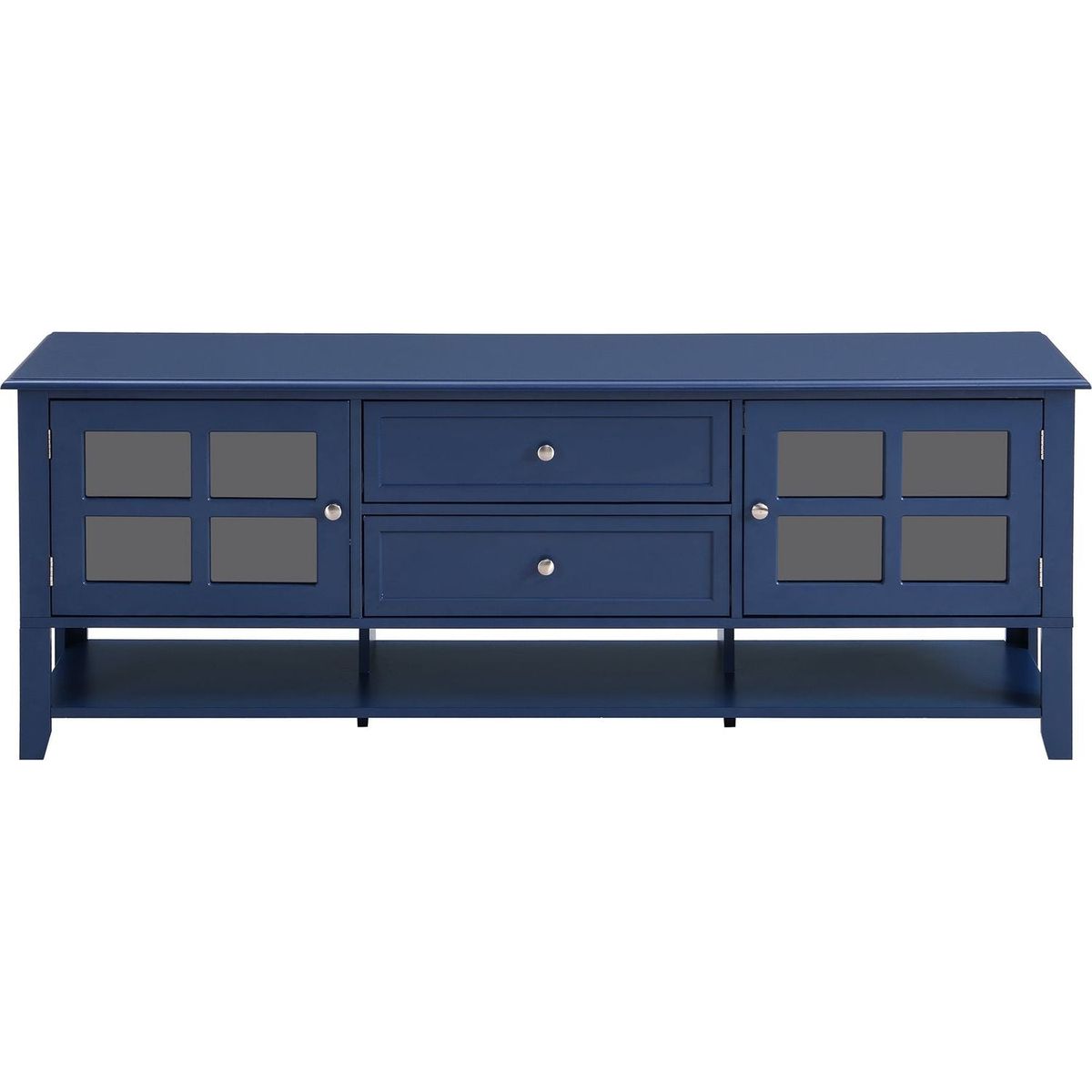 TV Stand for TVs up to 60", Entertainment Center with Multifunctional Storage Space, TV Cabinet with Modern Design, Media Console for Living Room, Bedroom - Streamdale Furniture